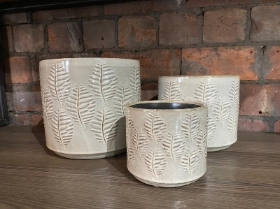 Nadin Ceramic Pots (Fern) G