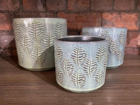 Nadin Ceramic Pots (Fern) GB